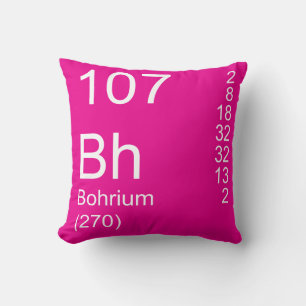 Bohrium Kussen