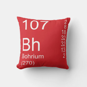 Bohrium Kussen