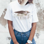 Bohse Waterverf Floral Afstudeerder Pet Senior Tri Tri-Blend Shirt