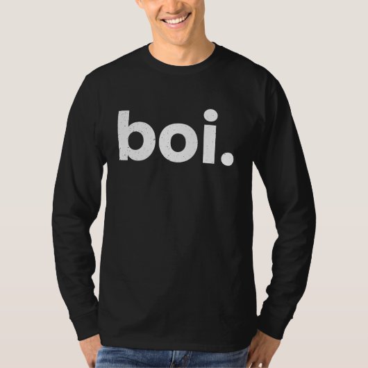BOI Boise Idaho Airport Code List BOI T-shirt (Voorkant)