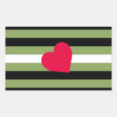 Boi Pride Flag Rechthoekige Sticker (Voorkant)