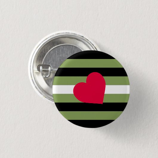 Boi Pride Flag Ronde Button 3,2 Cm (Voorkant /achterkant)