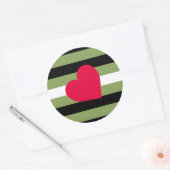 Boi Pride Flag Ronde Sticker (Envelop)