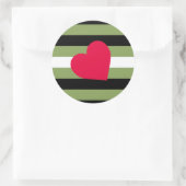 Boi Pride Flag Ronde Sticker (Tas)