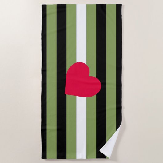 Boi Pride Flag Strandlaken (Voorkant)