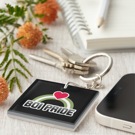 Boi Pride Sleutelhanger (Voorkant Rechts)