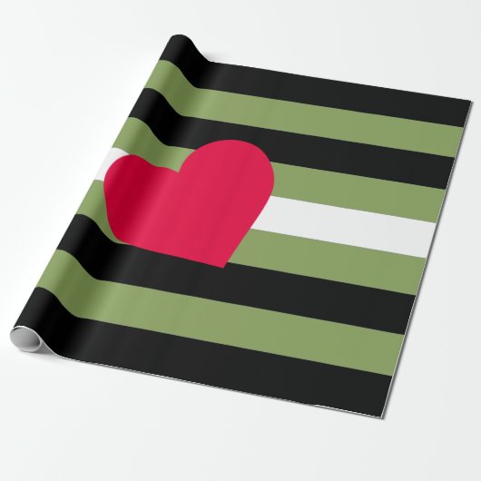 Boi Pride Vlag Cadeaupapier (Uitgerold)