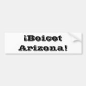 Boicot Arizona Bumpersticker (Voorkant)