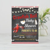 Boil Beer Baby shower Invitation Kaart (Staand voorkant)