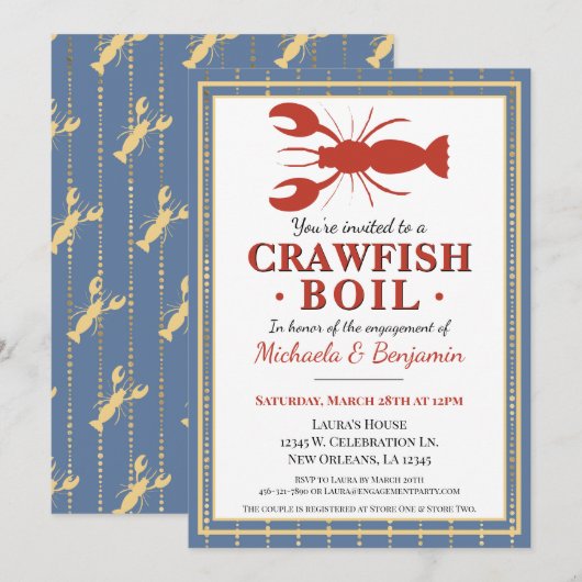 Boil Couples Engagement Party (Voorkant / Achterkant)