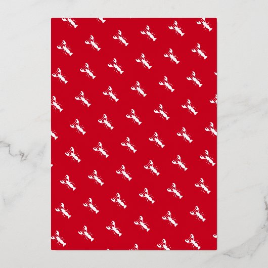 Boil Couples Engagement Party Folie Uitnodiging (Achterkant)