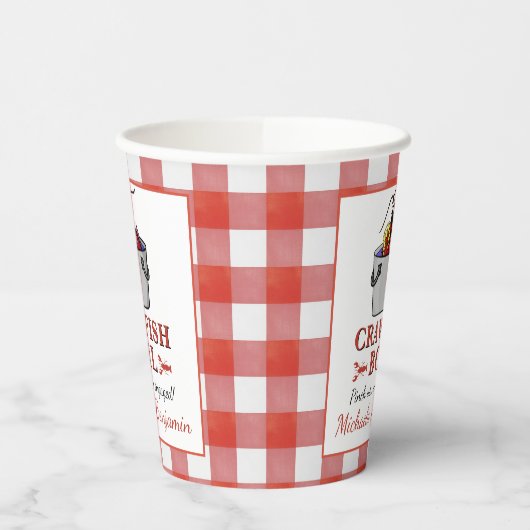 Boil Lobster Barbecue Engagement Party Papieren Bekers (Links)