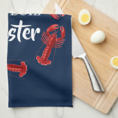 Boil Master Crawfish Dark Blue Custom Funding Theedoek (Quarter Fold)