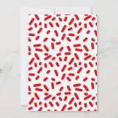 Boil Red Graduation Party nodiging Kaart (Achterkant)