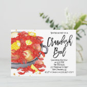 Boil-uitnodiging voor kraaien kaart (Staand voorkant)