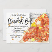 Boil-uitnodiging voor kraaien kaart (Voorkant)