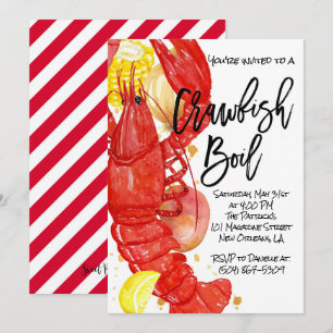 Boil-uitnodiging voor kraaien kaart