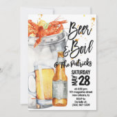 Boil-uitnodiging voor kraaien kaart (Voorkant)