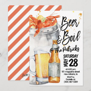 Boil-uitnodiging voor kraaien kaart