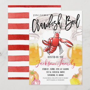 Boil-uitnodiging voor kraaien kaart