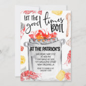 Boil-uitnodiging voor kraaien kaart (Voorkant)