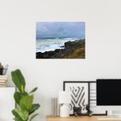 Boiler Bay State Wayside, Depoe Bay, Oregon Poster (Thuiskantoor)