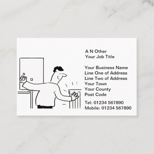 Boiler en verwarming visitekaartje (Voorkant)