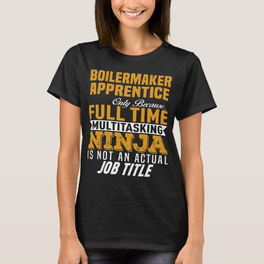 Boilermaker Apprentice T-shirt (Voorkant)