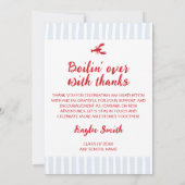 Boilin' Over met Bedankt Crawfish Afstuderen Foto (Achterkant)