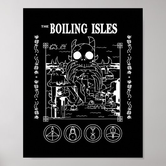 Boiling Owl House Lovers Isles Halloween Kerstmis Poster (Voorkant)