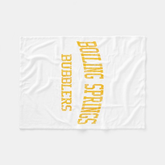 Boiling Springs High School Hs Boiling Springs Pa  Fleece Deken (Voorkant (Horizontaal))