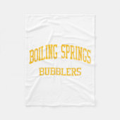 Boiling Springs High School Hs Boiling Springs Pa  Fleece Deken (Voorkant)