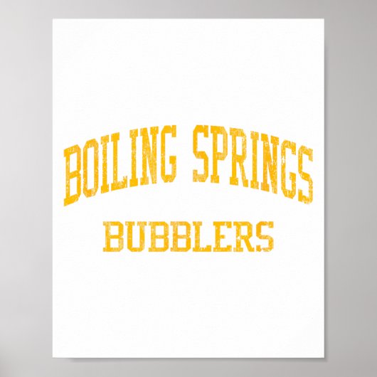 Boiling Springs High School Hs Boiling Springs Pa  Poster (Voorkant)