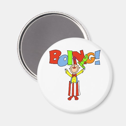 Boing Clown Magneet (Voorkant / Achterkant)
