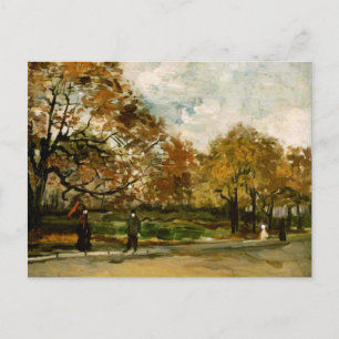 Bois de Boulogne, People Walking, Vincent van Gogh Briefkaart