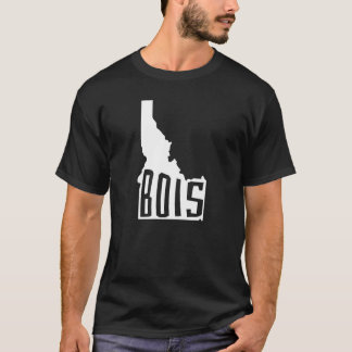 Bois, Idaho State Outline - Amerikaanse reizen T-shirt