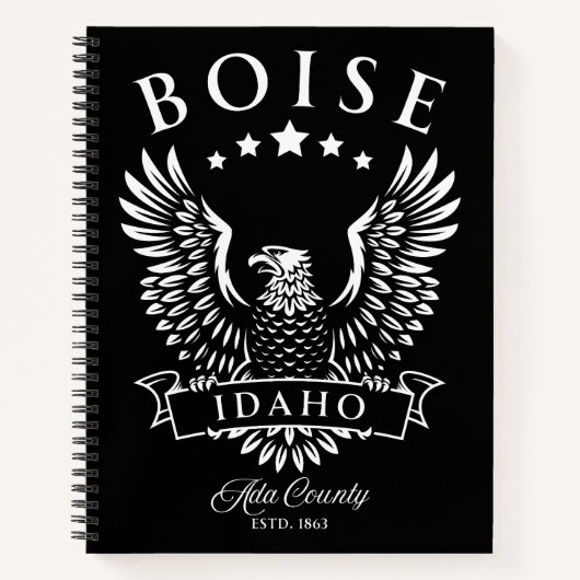 Boise Ada County Idaho  Eagle Notitieboek (Voorkant)