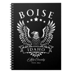 Boise Ada County Idaho Vintage Adelaar Notitieboek