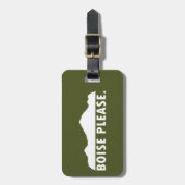 Boise Alsjeblieft Bagagelabel (Voorkant verticaal)