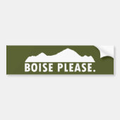 Boise Alsjeblieft Bumpersticker (Voorkant)