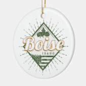 Boise City Idaho United States  USA Tree Keramisch Ornament (Links)
