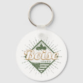 Boise City Idaho United States  USA Tree Sleutelhanger (Voorkant)
