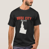 Boise City Idaho Verenigde Staten Reizen Idahoan T-shirt (Voorkant)