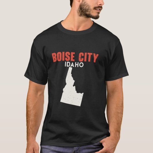 Boise City Idaho Verenigde Staten Reizen Idahoan T-shirt (Voorkant)