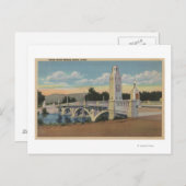 Boise, ID - Uitzicht van de Boise River Bridge Briefkaart (Voorkant / Achterkant)
