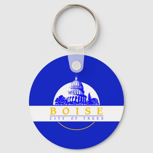 Boise (Idaho) (Arizona) City flag Sleutelhanger (Voorkant)