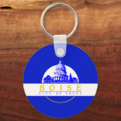 Boise (Idaho) (Arizona) City flag Sleutelhanger (Voorkant)