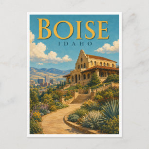 Boise Idaho Boise Depot GeoSaga Briefkaart