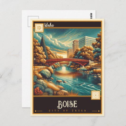 Boise, Idaho |  Briefkaart (Voorkant / Achterkant)