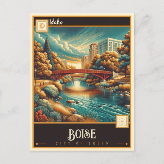 Boise, Idaho |  Briefkaart (Voorkant)